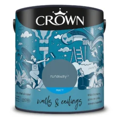 Crown Walls & Ceilings Matt Emulsion Paint Runaway - 2.5L 19 Crown Walls & Ceilings Matt Emulsion Paint Runaway - 2.5L -Paint Store 12823147 1484969525833711