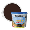 Ronseal Fence Life Plus Paint Dark Oak - 9L 1 Ronseal Fence Life Plus Paint Dark Oak - 9L -Paint Store 12826694 1914942086560442