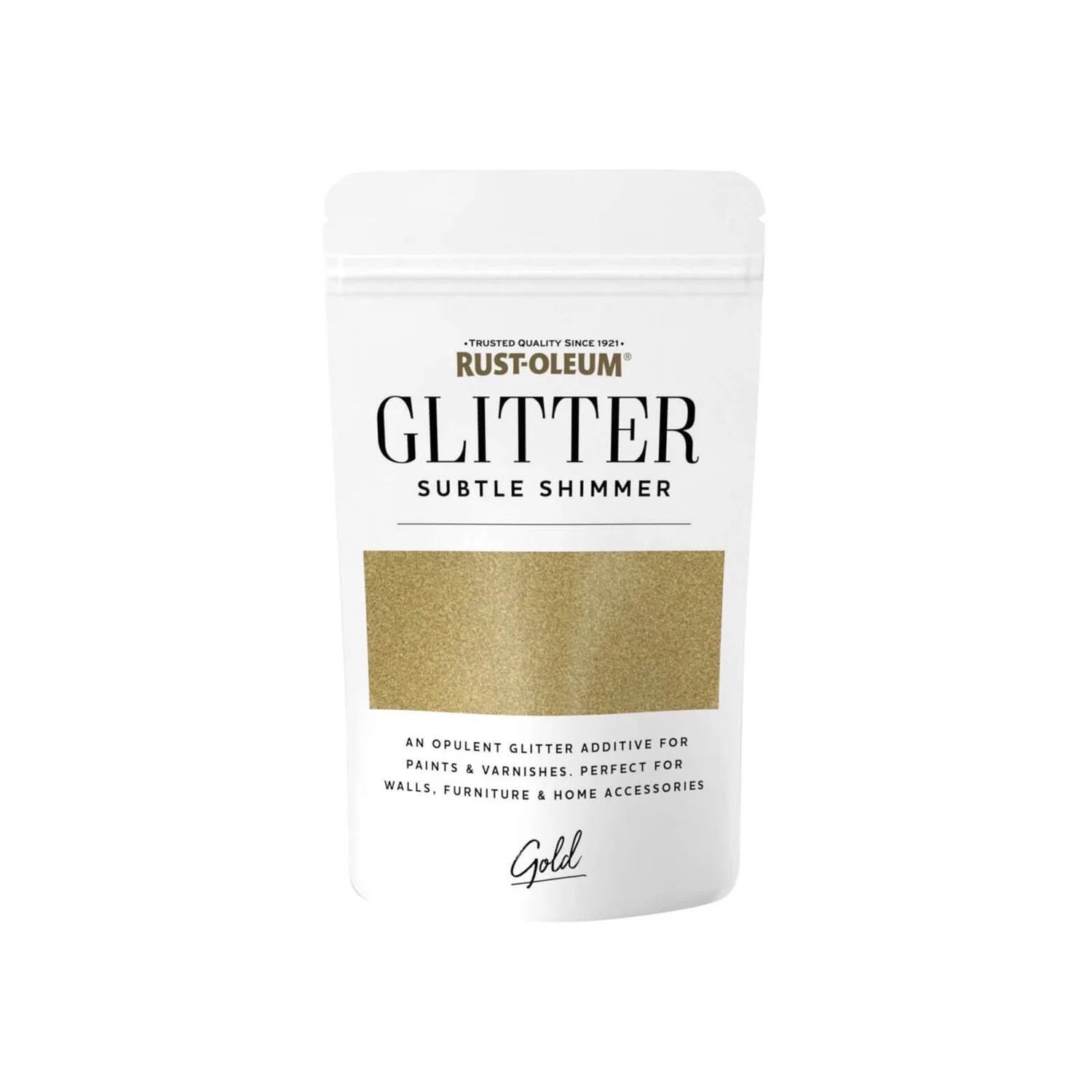 Rust-Oleum Glitter Subtle Shimmer Gold - 70g 3 Rust-Oleum Glitter Subtle Shimmer Gold - 70g