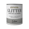 Rust-Oleum Medium Shimmer Silver Glitter - 250ml -Paint Store 12827108 8414831957080156