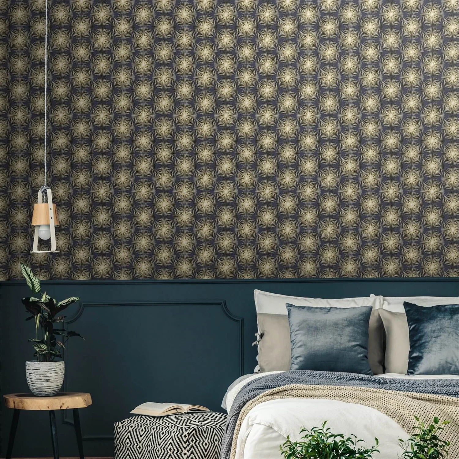 Sublime Fire Circle Gold Wallpaper 4 Sublime Fire Circle Gold Wallpaper - Image 2