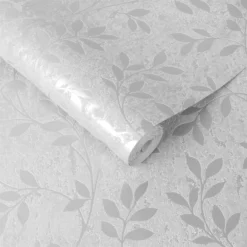 Superfresco Milan Trail Silver Wallpaper -Paint Store 12829363 4164833171383148