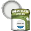 Homebase Kitchen Matt Paint - Coconut Milk 2.5L -Paint Store 12832380 1464831945652343