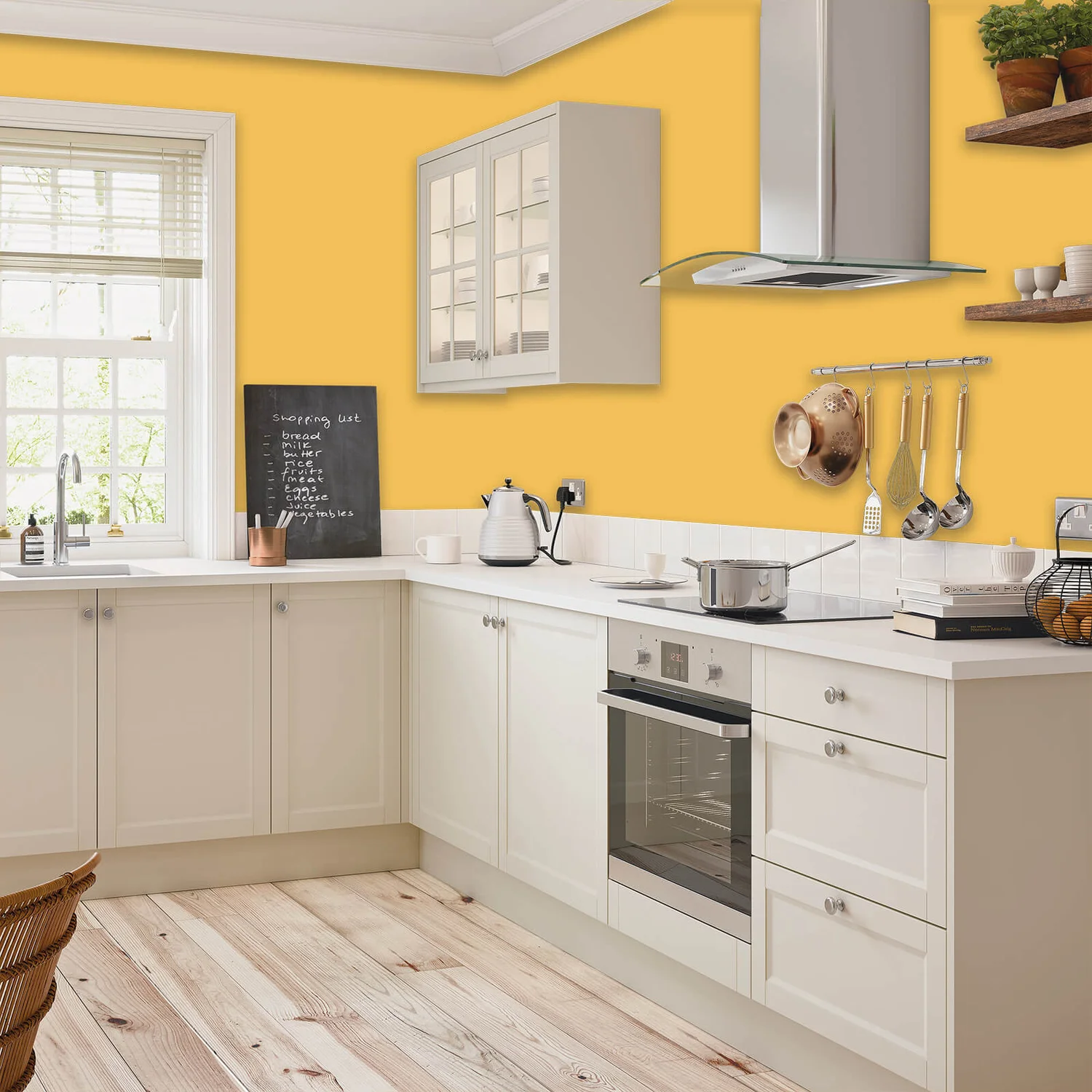 Homebase Kitchen Matt Paint - Yellow Brick Road 2.5L 5 Homebase Kitchen Matt Paint - Yellow Brick Road 2.5L - Image 3