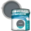 Homebase Bathroom Mid Sheen Paint - Thunder 2.5L -Paint Store 12832523 1514831964398656