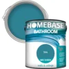 Homebase Bathroom Mid Sheen Paint - Teal 2.5L 2 Homebase Bathroom Mid Sheen Paint - Teal 2.5L -Paint Store 12832694 5474831918570035
