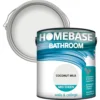 Homebase Bathroom Mid Sheen Paint - Coconut Milk 2.5L 1 Homebase Bathroom Mid Sheen Paint - Coconut Milk 2.5L -Paint Store 12832705 1564831918156176