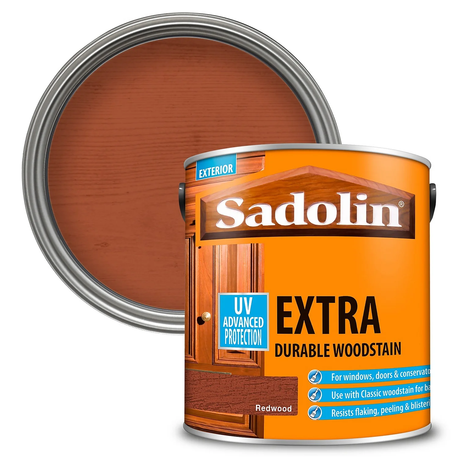 Sadolin Extra Durable Woodstain Redwood - 2.5L 3 Sadolin Extra Durable Woodstain Redwood - 2.5L