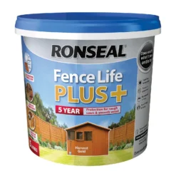Ronseal Fence Life Plus Harvest Gold - 5L -Paint Store 12833709 9814942087068864