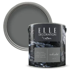 ELLE Decoration By Crown Flat Matt Paint Rock Solid - 2.5L