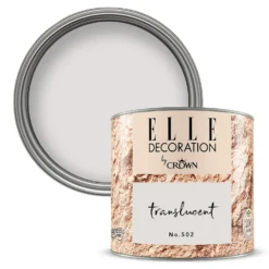 ELLE Decoration By Crown Flat Matt Paint Translucent - Tester 125ml