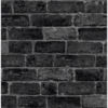 Fresco House Brick Black Wallpaper -Paint Store 12835581 1554831604517252