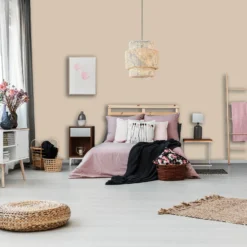 Homebase Matt Emulsion Paint Stone Beige - Tester 90ml -Paint Store 12835786 9214833215641581