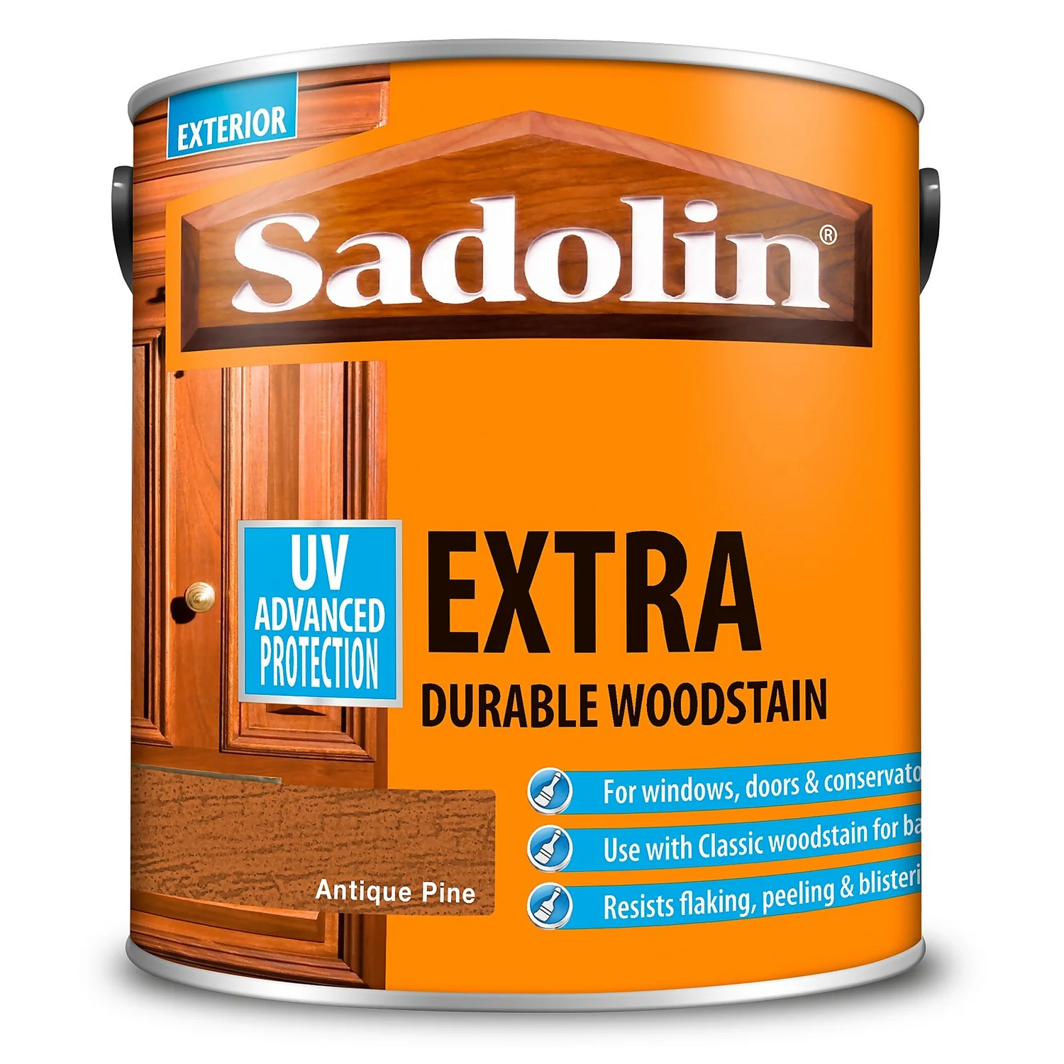 Sadolin Extra Durable Woodstain Antique Pine - 2.5L 8 Sadolin Extra Durable Woodstain Antique Pine - 2.5L - Image 6