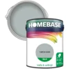 Homebase Silk Emulsion Paint Turtle Dove - 5L -Paint Store 12836847 1234831952768022
