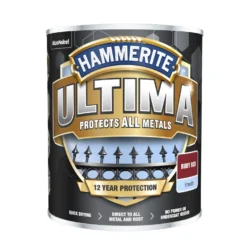 Hammerite Ultima Smooth Metal Paint - Ruby Red - 750ml -Paint Store 12837059 1074832982144054