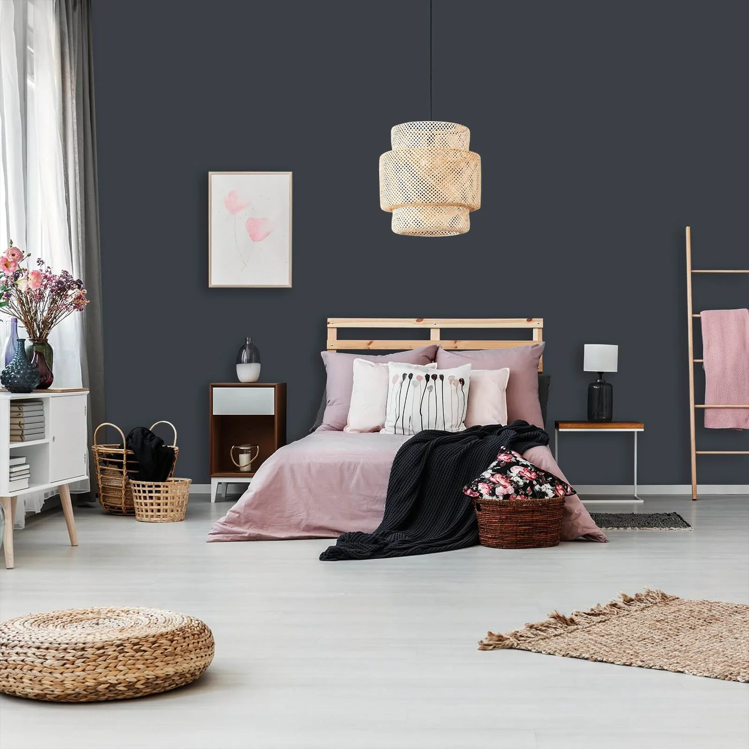 Homebase Tough & Durable Matt Paint Nighttime Blue - 2.5L 5 Homebase Tough & Durable Matt Paint Nighttime Blue - 2.5L - Image 3