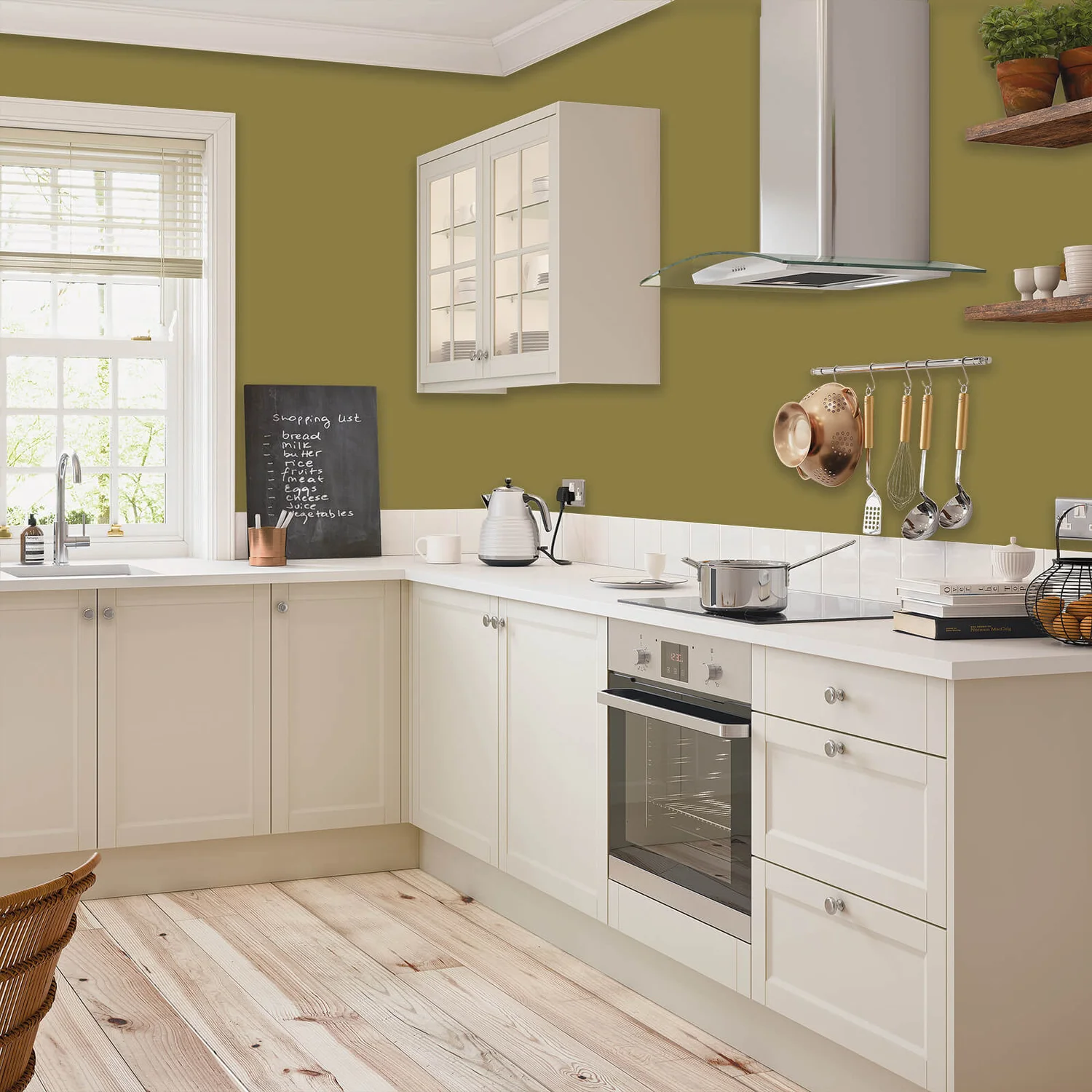 Homebase Kitchen Matt Paint - Moss Green 2.5L 5 Homebase Kitchen Matt Paint - Moss Green 2.5L - Image 3
