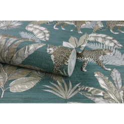 Grandeco Leopard Teal Paste The Wall Wallpaper 7 Grandeco Leopard Teal Paste The Wall Wallpaper -Paint Store 12837441 1384873385323806