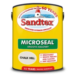 Sandtex® Ultra Smooth Masonry Paint Chalk Hill - 5L -Paint Store 12837448 1404872084595293
