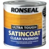 Ronseal UltraTough Satin Coat Clear Varnish - 250ml -Paint Store 12837594 2014847479665480