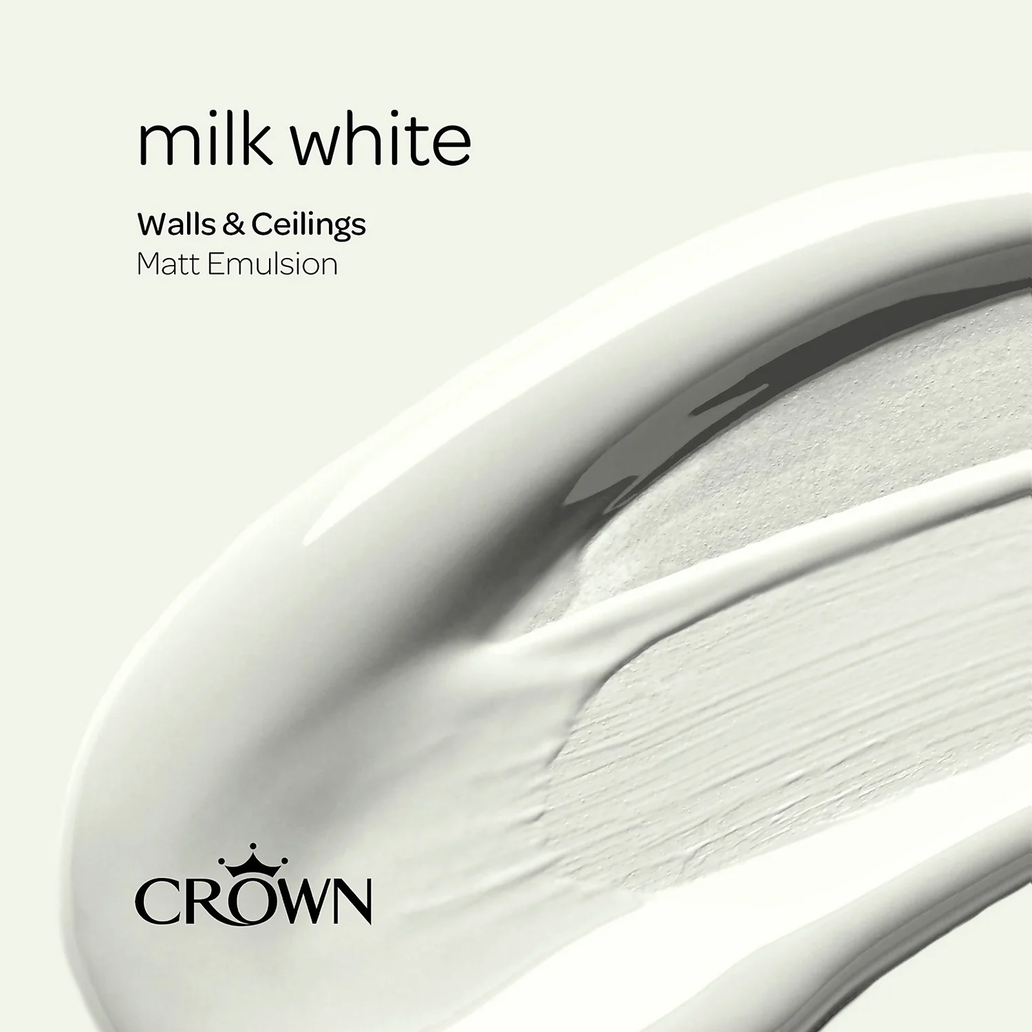 Crown Walls & Ceilings Matt Emulsion Paint Milk White - 2.5L 9 Crown Walls & Ceilings Matt Emulsion Paint Milk White - 2.5L - Image 7