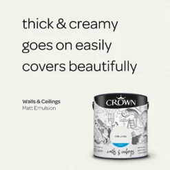 Crown Walls & Ceilings Matt Emulsion Paint Milk White - 2.5L 14 Crown Walls & Ceilings Matt Emulsion Paint Milk White - 2.5L -Paint Store 12837627 9464969531543341