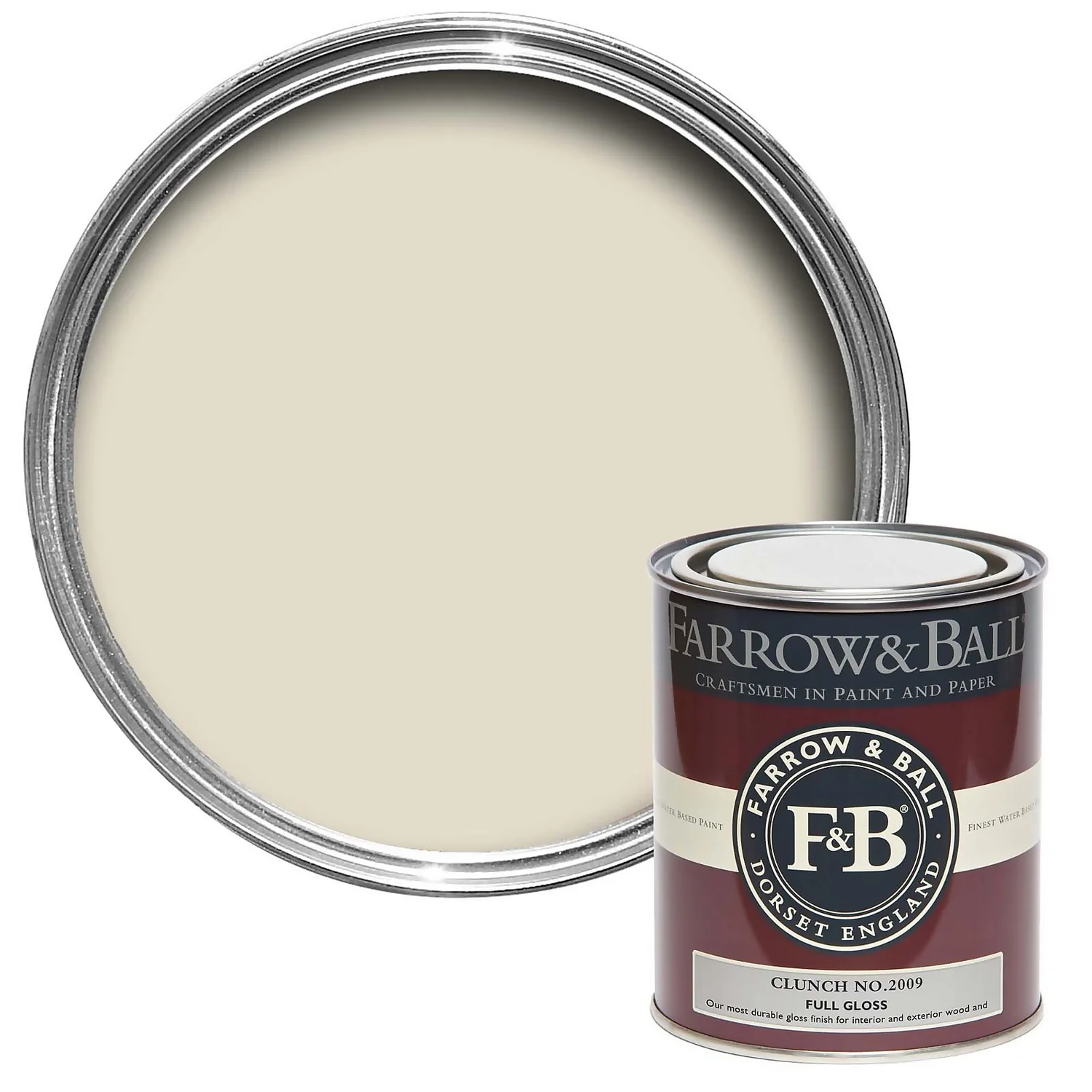 Farrow & Ball Full Gloss Paint Archive Collection: Clunch - 750ml 3 Farrow & Ball Full Gloss Paint Archive Collection: Clunch - 750ml