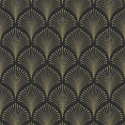 Grandeco Layla Black Wallpaper