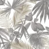 Grandeco Wild Palms Paste The Wall Wallpaper - Charcoal -Paint Store 12839846 1444831945768593