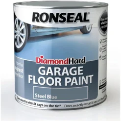 Ronseal Diamond Hard Steel Blue - Garage Floor Paint - 2.5L