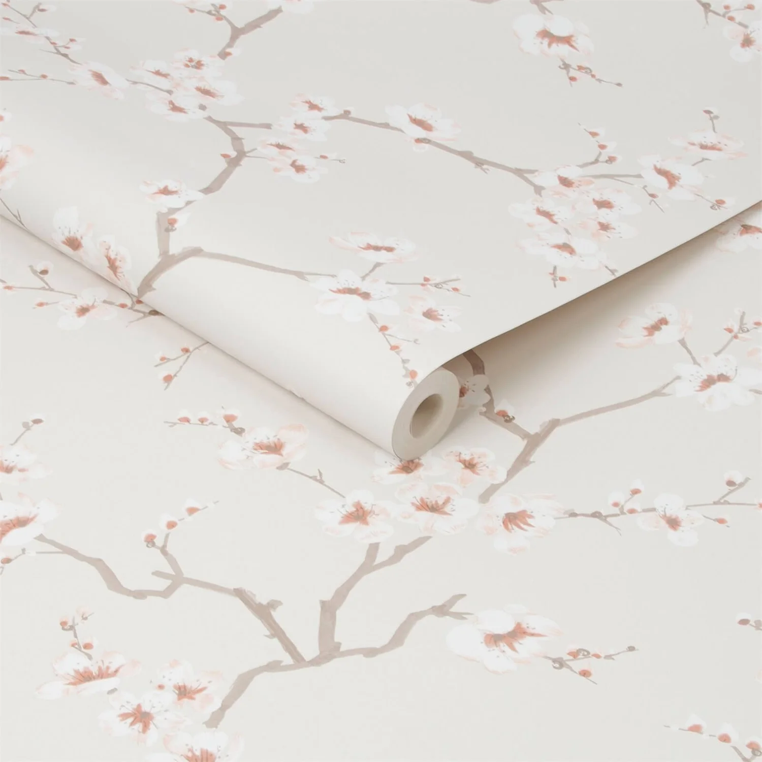 Fresco Apple Blossom Wallpaper - Burnt Orange 4 Fresco Apple Blossom Wallpaper - Burnt Orange - Image 2