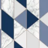 Sublime Marble Geo Navy Wallpaper -Paint Store 12840783 1684831967783055