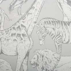 Superfresco Easy Jungle Animals Grey Wallpaper -Paint Store 12841090 5614833227365410