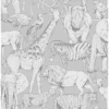 Superfresco Easy Jungle Animals Grey Wallpaper -Paint Store 12841090 6134831941832053