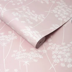 Superfresco Easy Floral Embossed Pink Wallpaper -Paint Store 12841127 9704833204760266