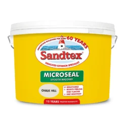 Sandtex® Ultra Smooth Masonry Paint Chalk Hill - 10L -Paint Store 12841188 1074872086310135
