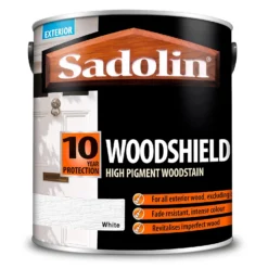 Sadolin Woodshield Woodstain White - 2.5L 7 Sadolin Woodshield Woodstain White - 2.5L -Paint Store 12841501 6574951406759376