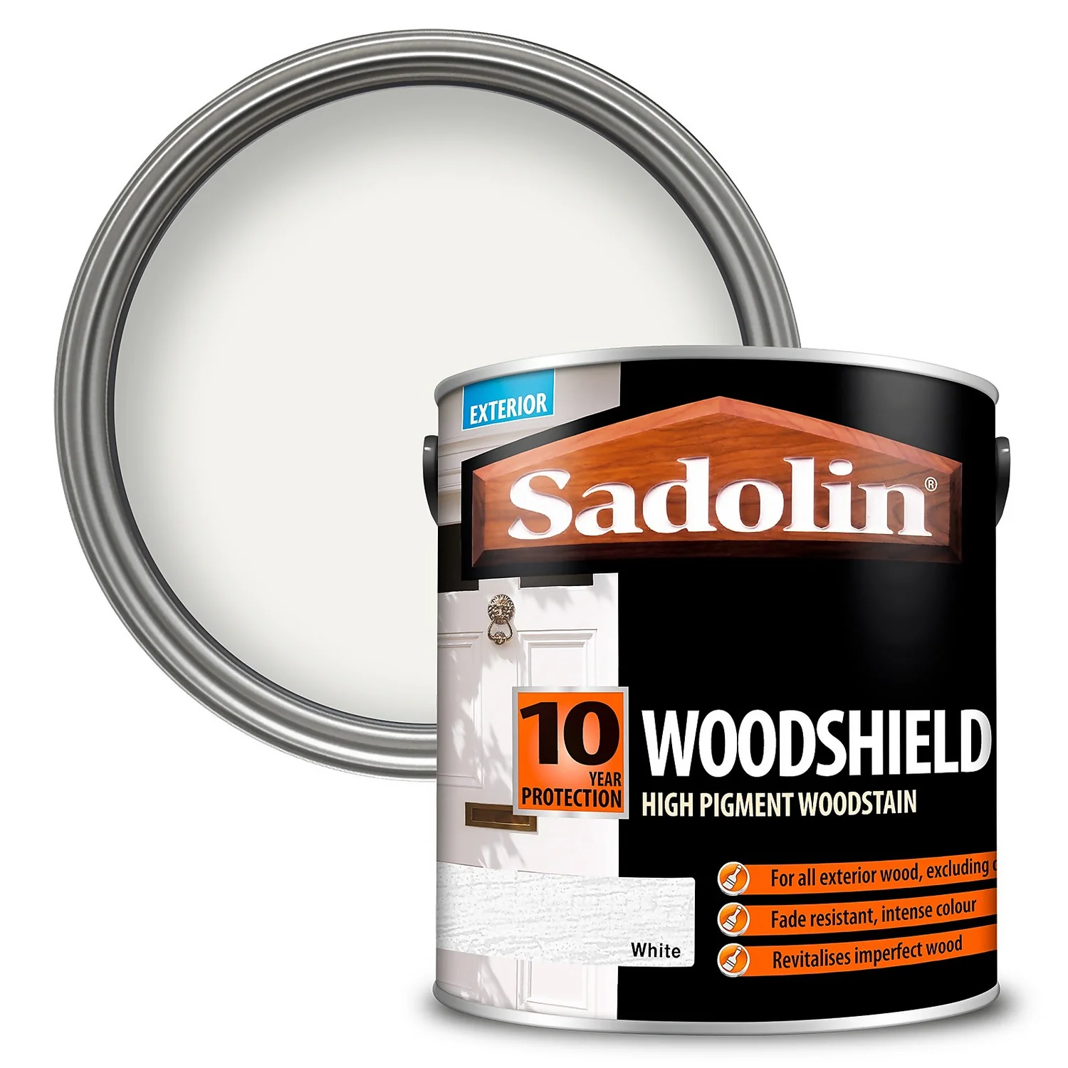 Sadolin Woodshield Woodstain White - 2.5L 3 Sadolin Woodshield Woodstain White - 2.5L