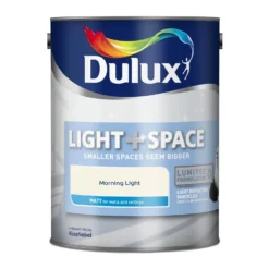 Dulux Light & Space Matt Emulsion Paint Morning Light - 5L -Paint Store 12841502 2014833224427729