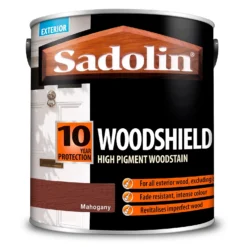 Sadolin Woodshield Woodstain Mahogany - 2.5L -Paint Store 12841668 6344951407062949