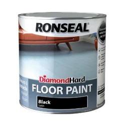 Ronseal Diamond Hard Black - Floor Paint - 2.5L