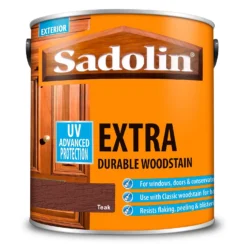 Sadolin Extra Durable Woodstain Teak - 2.5L -Paint Store 12842816 5154951407175113