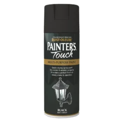 Rust-Oleum Matt Spray Paint - Black - 400ml