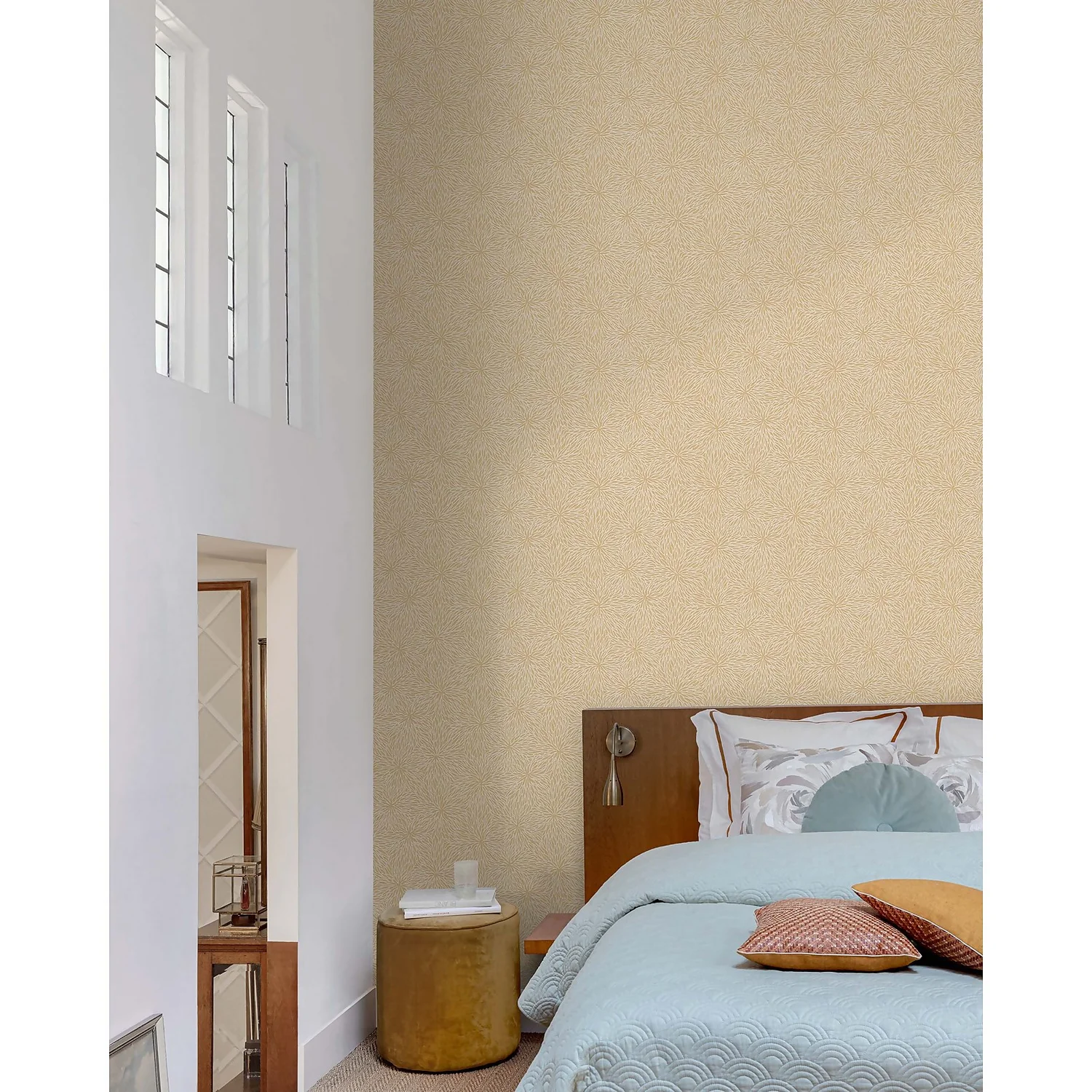 Grandeco Boutique Karin Sajo Fleurdesel Gold Wallpaper 4 Grandeco Boutique Karin Sajo Fleurdesel Gold Wallpaper - Image 2