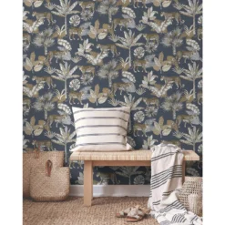 Grandeco Life Jungle Fever Leopard Charcoal Wallpaper -Paint Store 12843892 1954872846692529