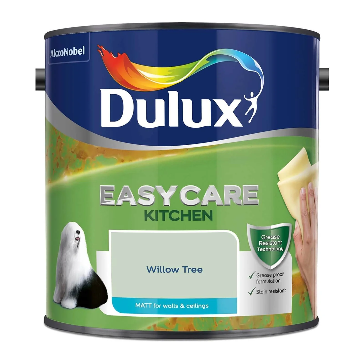 Dulux Easycare Kitchen Willow Tree - Matt Paint - 2.5L 8 Dulux Easycare Kitchen Willow Tree - Matt Paint - 2.5L - Image 6
