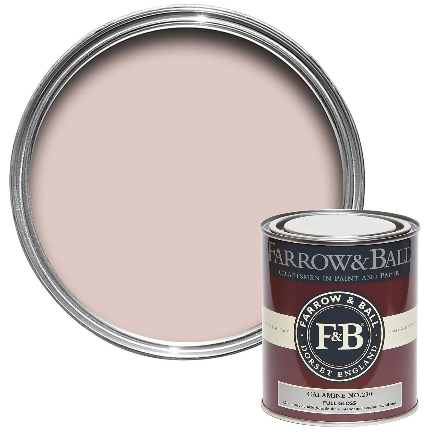 Farrow & Ball Full Gloss Calamine - 750ml 3 Farrow & Ball Full Gloss Calamine - 750ml