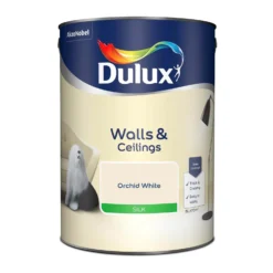 Dulux Silk Emulsion Paint Orchid White - 5L -Paint Store 12845572 1114833203741082