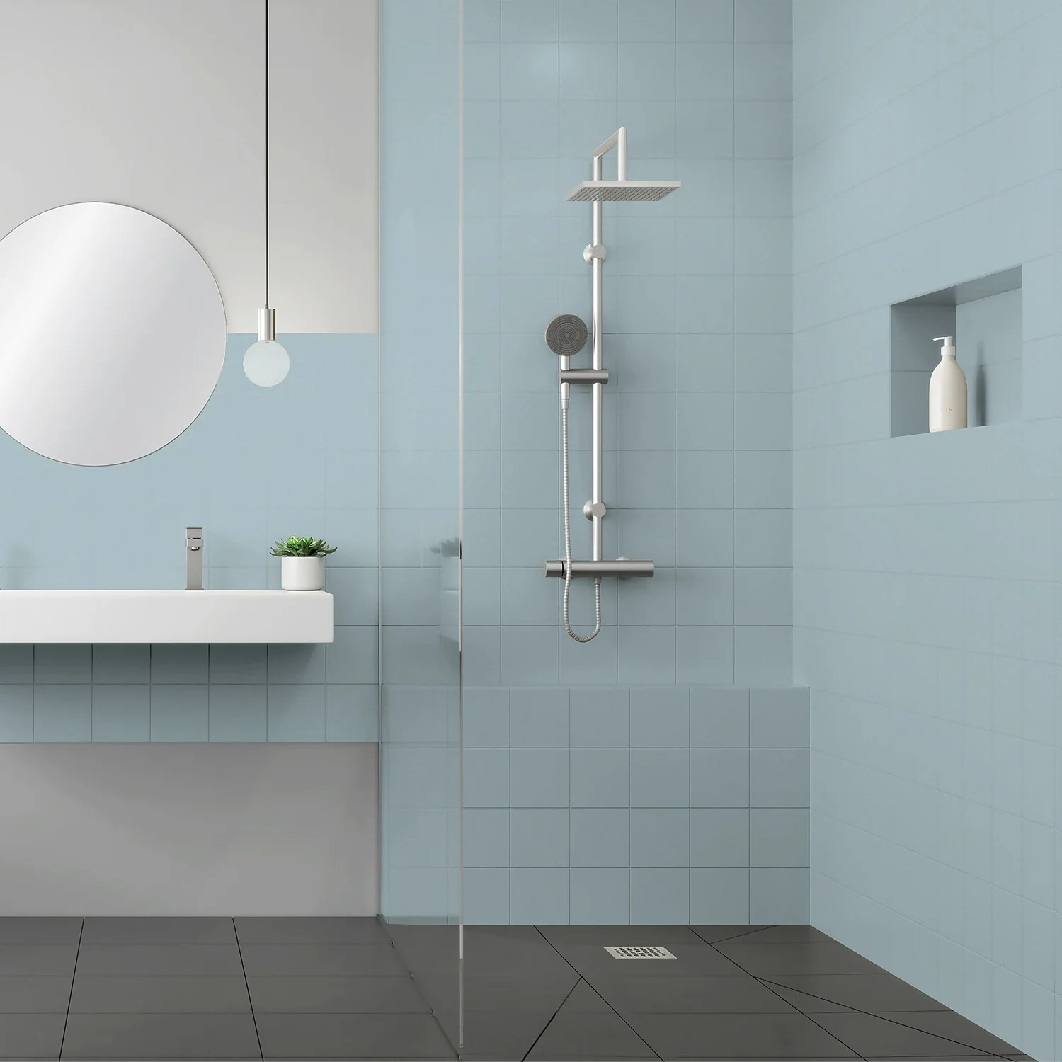 Maison Deco Refresh Bathroom Wall Tile Paint Glacier Blue - 750ml 5 Maison Deco Refresh Bathroom Wall Tile Paint Glacier Blue - 750ml - Image 3